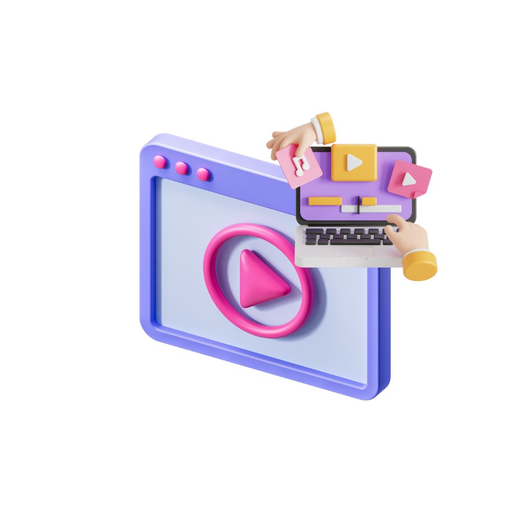 Gravação e edição de criativos